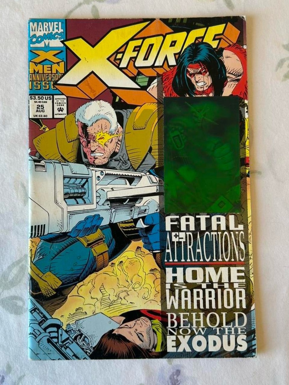 90s Vintage Marvel X-Force Collectible Comic Book